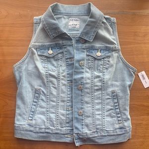NWT Old Navy Denim Vest Women’s Sz XS